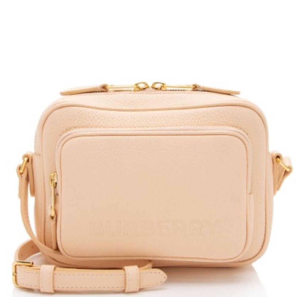 Burberry Grained Calfskin Small Camera Bag